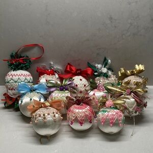 Vintage Push Pin Ornaments